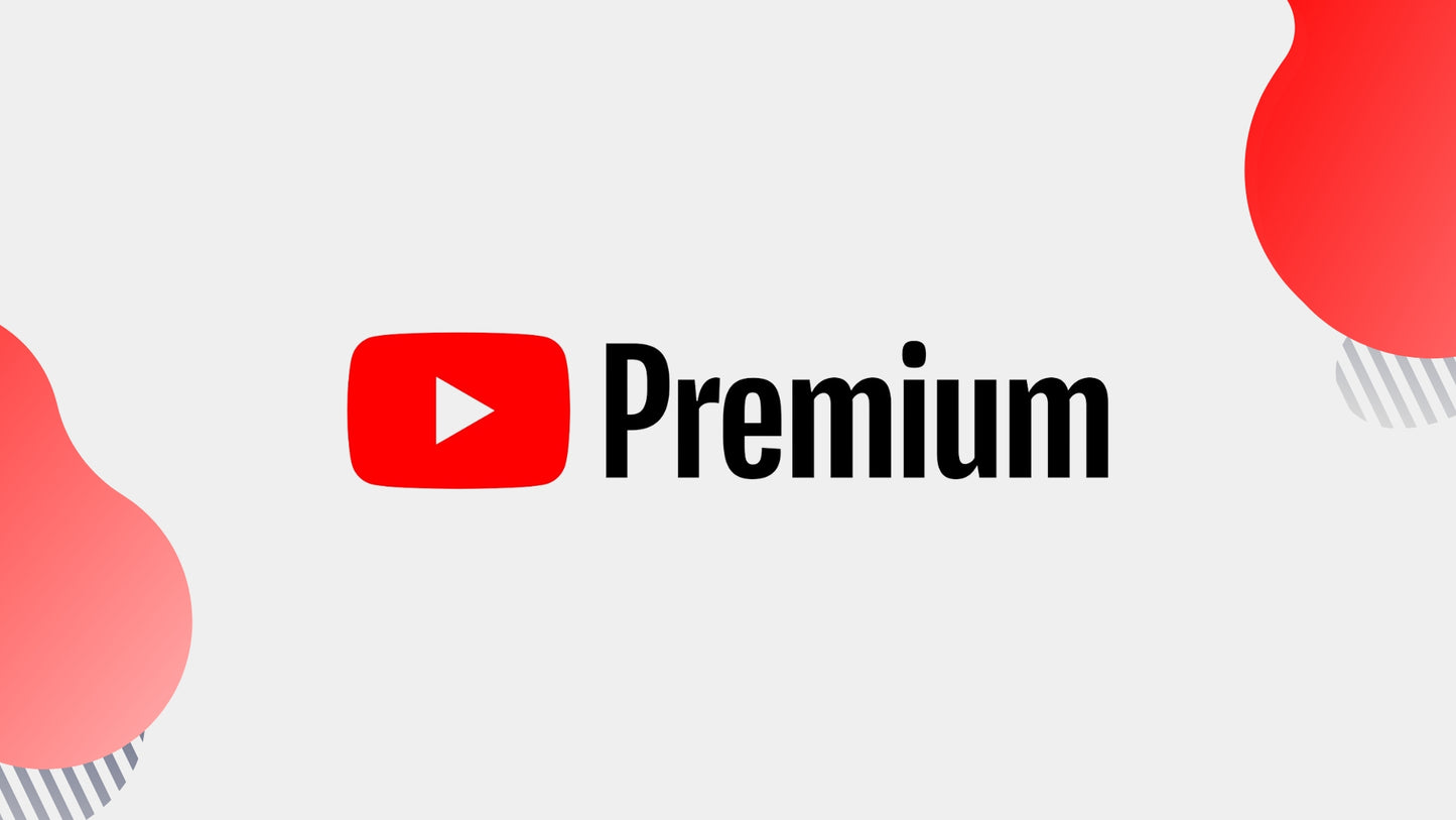 Youtube Premium Family - 1 Year (Renewal for 12 months)